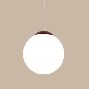 Pendant Lamp Ugo 30 Burgundy Uncategorized Great Lighting UK Ltd