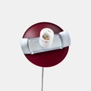 Pendant Lamp Ugo 30 Burgundy Uncategorized Great Lighting UK Ltd