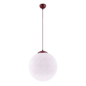 Pendant Lamp Ugo 40 Burgundy Uncategorized Great Lighting UK Ltd