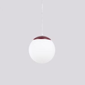 Pendant Lamp Ugo 40 Burgundy Uncategorized Great Lighting UK Ltd