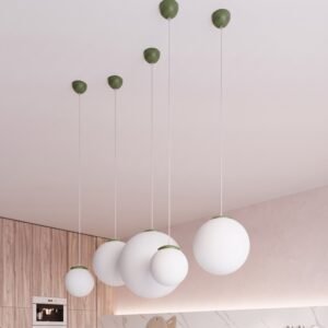 Pendant Lamp Ugo 20 Olive Green Uncategorized Great Lighting UK Ltd
