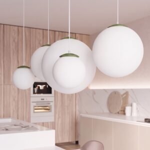 Pendant Lamp Ugo 20 Olive Green Uncategorized Great Lighting UK Ltd