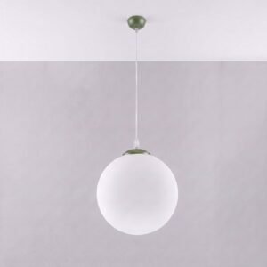 Pendant Lamp Ugo 30 Olive Green Uncategorized Great Lighting UK Ltd