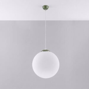 Pendant Lamp Ugo 40 Olive Green Uncategorized Great Lighting UK Ltd