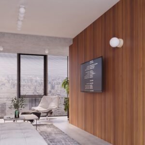 Wall Lamp Yoli 1 Beige with Switch Uncategorized Great Lighting UK Ltd