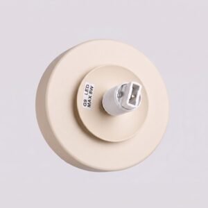 Wall Lamp Yoli 1 Beige with Switch Uncategorized Great Lighting UK Ltd