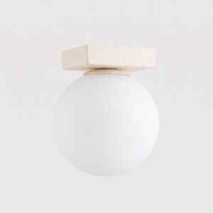 Ceiling Lamp Yoli 1 Beige Uncategorized Great Lighting UK Ltd