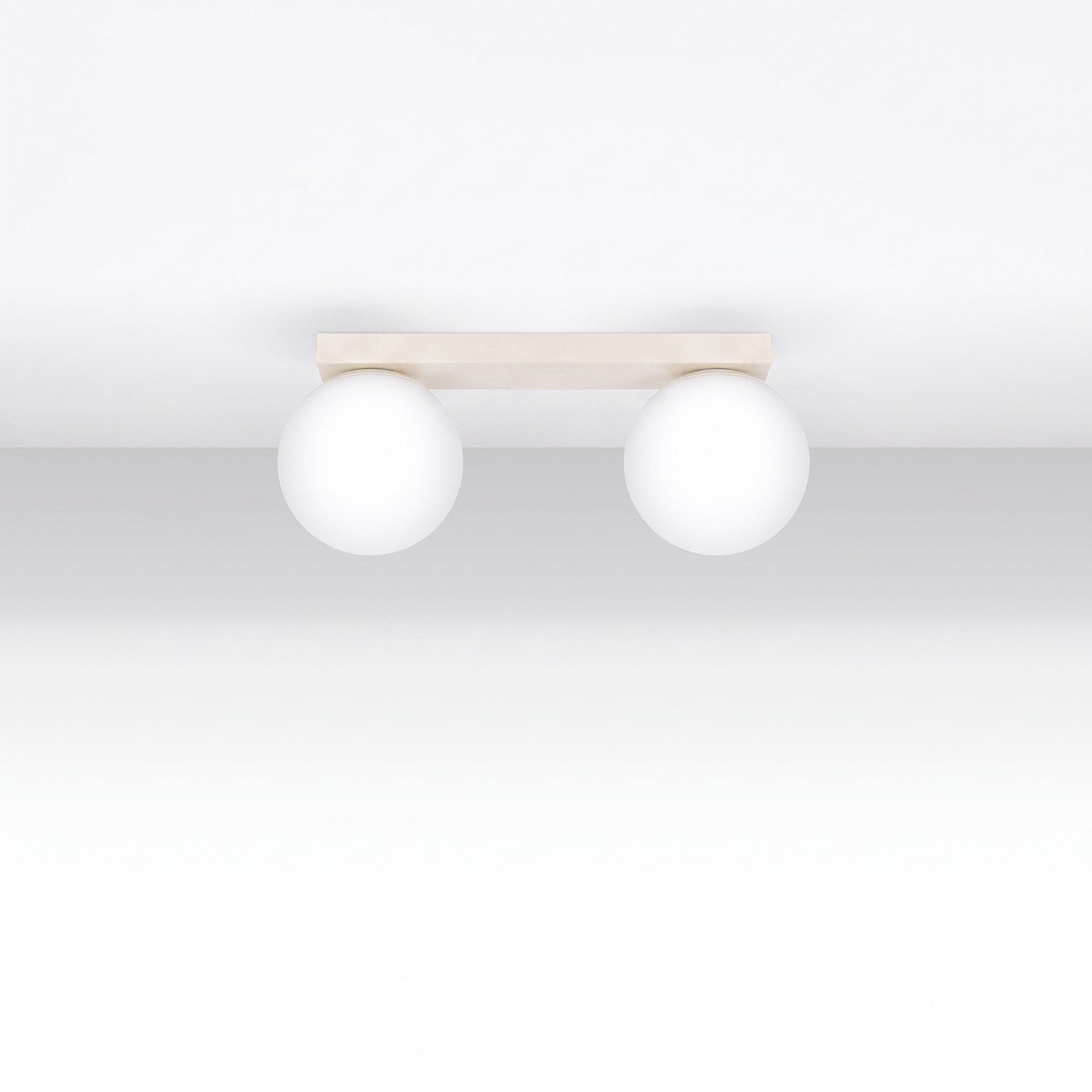 Ceiling Lamp Yoli 2 Beige Uncategorized Great Lighting UK Ltd