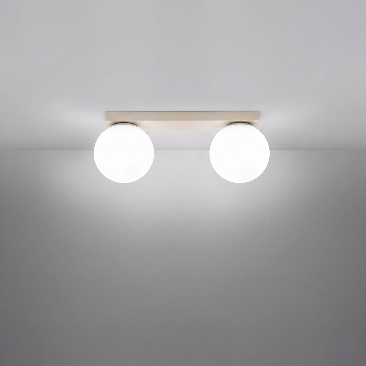 Ceiling Lamp Yoli 2 Beige Uncategorized Great Lighting UK Ltd