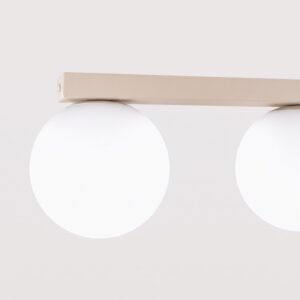 Ceiling Lamp Yoli 2 Beige Uncategorized Great Lighting UK Ltd