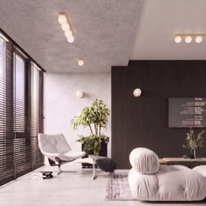 Ceiling Lamp Yoli 4 Beige Uncategorized Great Lighting UK Ltd