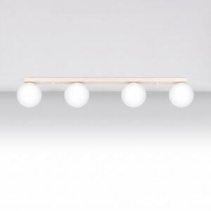 Ceiling Lamp Yoli 4 Beige Uncategorized Great Lighting UK Ltd