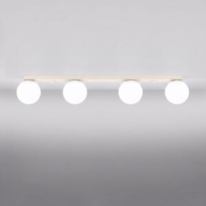 Ceiling Lamp Yoli 4 Beige Uncategorized Great Lighting UK Ltd
