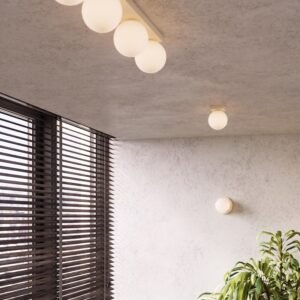 Ceiling Lamp Yoli 6 Beige Uncategorized Great Lighting UK Ltd
