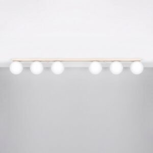 Ceiling Lamp Yoli 6 Beige Uncategorized Great Lighting UK Ltd