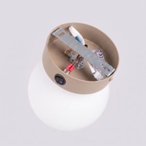 Wall Lamp Yoli 1 Taupe with Switch Uncategorized Great Lighting UK Ltd