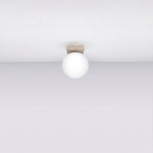 Ceiling Lamp Yoli 1 Taupe Uncategorized Great Lighting UK Ltd