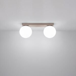 Ceiling Lamp Yoli 2 Taupe Uncategorized Great Lighting UK Ltd
