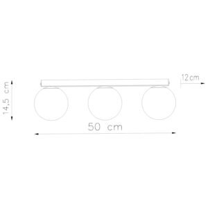 Ceiling Lamp Yoli 3 Taupe Uncategorized Great Lighting UK Ltd