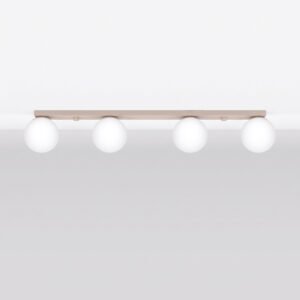 Ceiling Lamp Yoli 4 Taupe Uncategorized Great Lighting UK Ltd