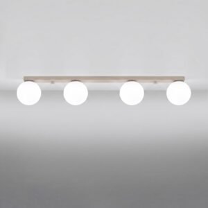 Ceiling Lamp Yoli 4 Taupe Uncategorized Great Lighting UK Ltd
