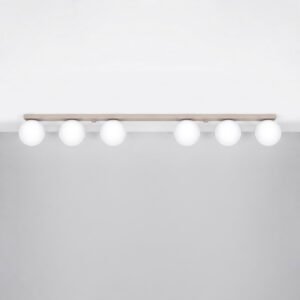 Ceiling Lamp Yoli 6 Taupe Uncategorized Great Lighting UK Ltd