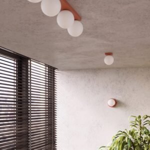 Wall Lamp Yoli 1 Red Ochre with Switch Uncategorized Great Lighting UK Ltd
