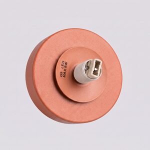 Wall Lamp Yoli 1 Red Ochre with Switch Uncategorized Great Lighting UK Ltd