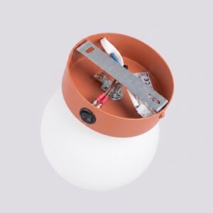 Wall Lamp Yoli 1 Red Ochre with Switch Uncategorized Great Lighting UK Ltd