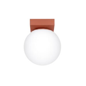 Ceiling Lamp Yoli 1 Red Ochre Uncategorized Great Lighting UK Ltd