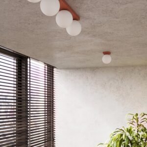 Ceiling Lamp Yoli 1 Red Ochre Uncategorized Great Lighting UK Ltd