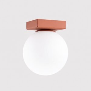 Ceiling Lamp Yoli 1 Red Ochre Uncategorized Great Lighting UK Ltd