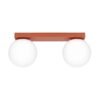 Ceiling Lamp Yoli 2 Red Ochre Uncategorized Great Lighting UK Ltd