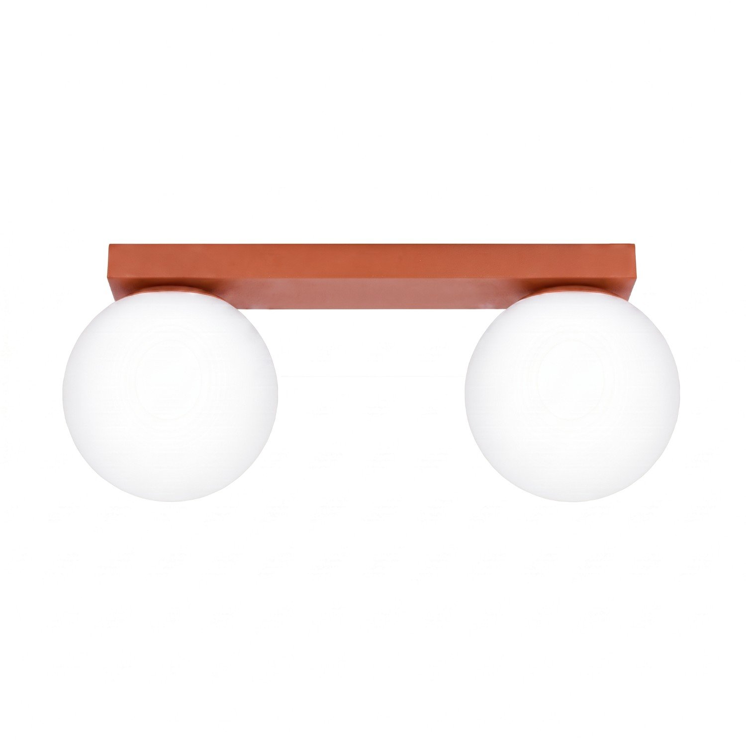 Ceiling Lamp Yoli 2 Red Ochre Uncategorized Great Lighting UK Ltd