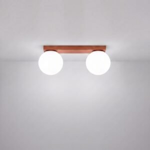 Ceiling Lamp Yoli 2 Red Ochre Uncategorized Great Lighting UK Ltd