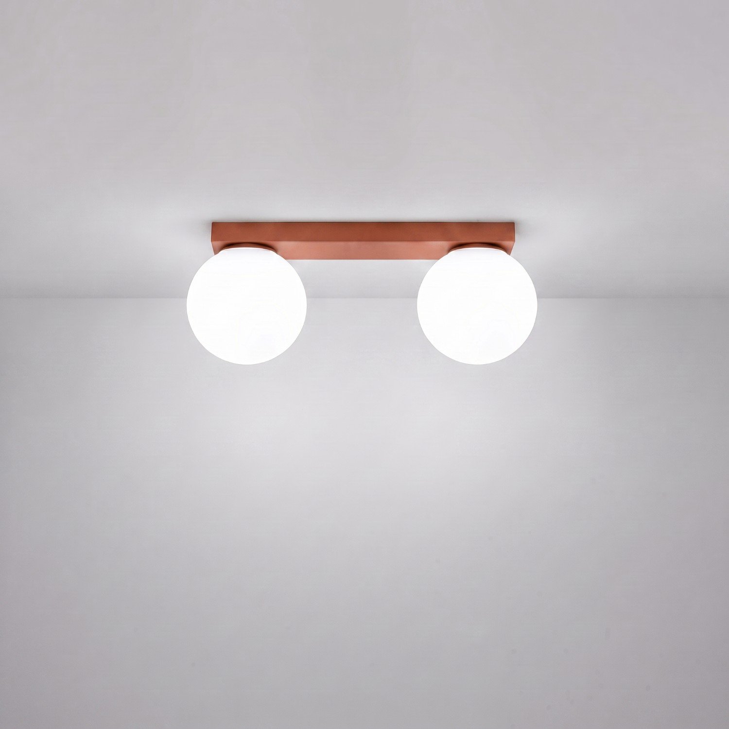 Ceiling Lamp Yoli 2 Red Ochre Uncategorized Great Lighting UK Ltd