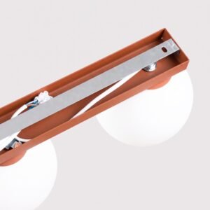 Ceiling Lamp Yoli 2 Red Ochre Uncategorized Great Lighting UK Ltd