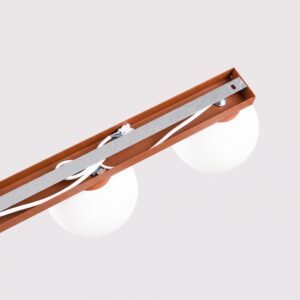 Ceiling Lamp Yoli 3 Red Ochre Uncategorized Great Lighting UK Ltd
