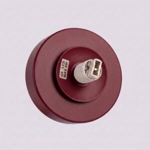 Wall Lamp Yoli 1 Burgundy with Switch Coloured Wall Lights Great Lighting UK Ltd