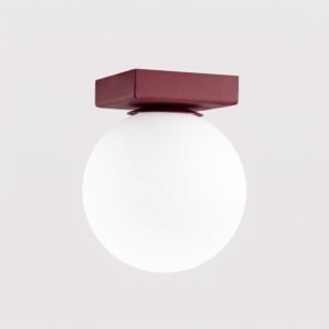 Ceiling Lamp Yoli 1 Burgundy Uncategorized Great Lighting UK Ltd