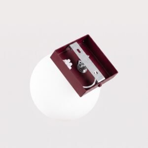 Ceiling Lamp Yoli 1 Burgundy Uncategorized Great Lighting UK Ltd