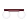 Ceiling Lamp Yoli 2 Burgundy Uncategorized Great Lighting UK Ltd