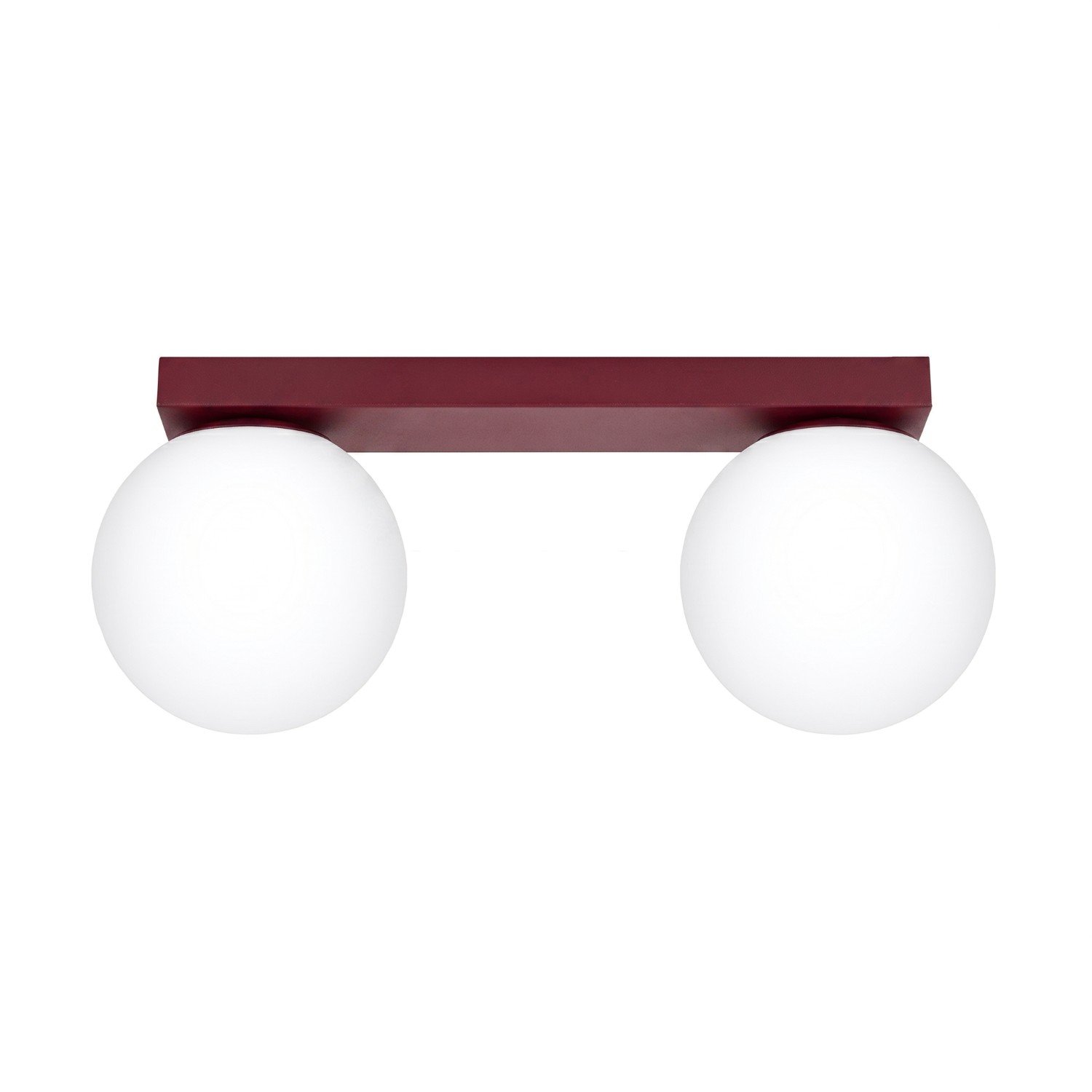 Ceiling Lamp Yoli 2 Burgundy Uncategorized Great Lighting UK Ltd