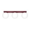 Ceiling Lamp Yoli 3 Burgundy Uncategorized Great Lighting UK Ltd