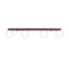 Ceiling Lamp Yoli 4 Burgundy Uncategorized Great Lighting UK Ltd