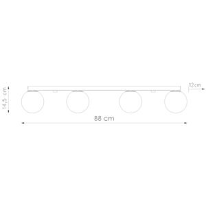 Ceiling Lamp Yoli 4 Burgundy Uncategorized Great Lighting UK Ltd