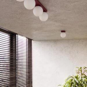 Ceiling Lamp Yoli 6 Burgundy 4 Light Spotlights Great Lighting UK Ltd
