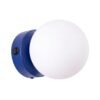 Wall Lamp Yoli 1 Ultramarine with Switch Uncategorized Great Lighting UK Ltd