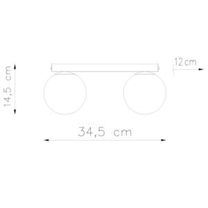 Ceiling Lamp Yoli 2 Ultramarine Uncategorized Great Lighting UK Ltd
