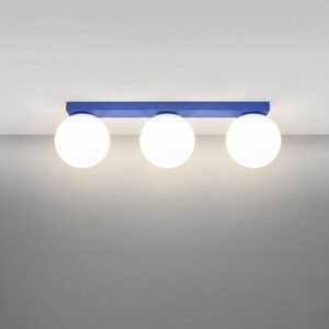 Ceiling Lamp Yoli 3 Ultramarine Uncategorized Great Lighting UK Ltd